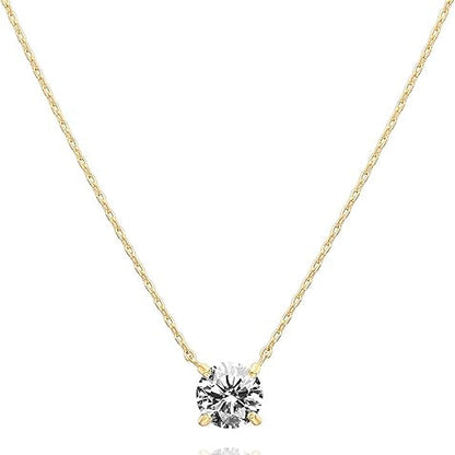 Aurora Crystal Necklace | Gold
