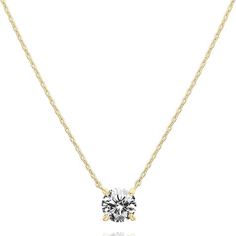 Aurora Crystal Necklace | Gold