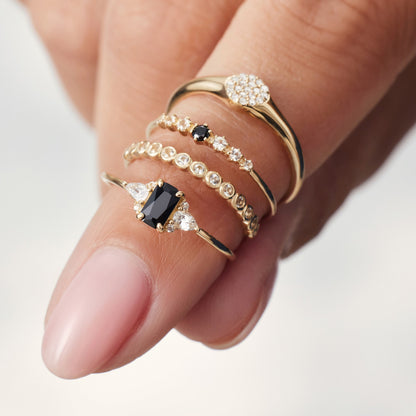 Diamond Bubble Ring