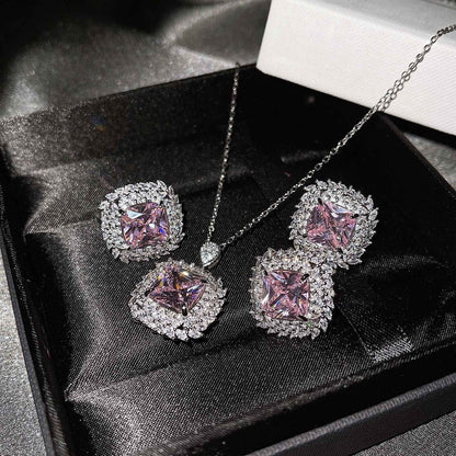 Caelith Verdane Blue Set | White Gold