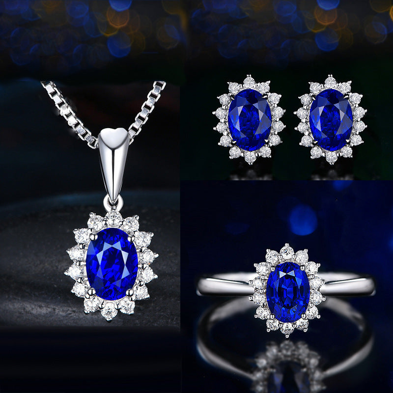 Sophia Fleurane Purple Set | White Gold