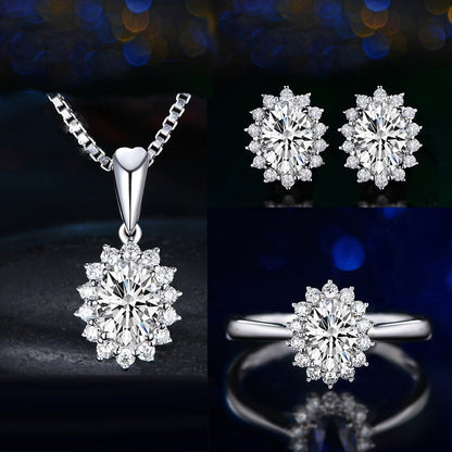 Sophia Fleurane Purple Set | White Gold
