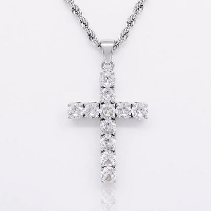 Cross necklace | Gold