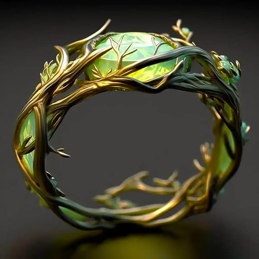 Verdant Bloom Ring | Gold